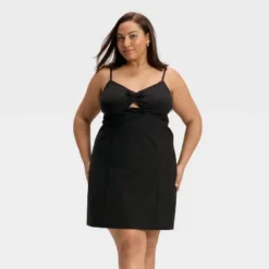 Women's Bow Mini A-Line Dress - A New Day™ Black -A New Day™ GUEST 012ef82d bef4 4017 b86e b95469392335