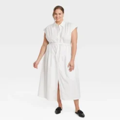 Women's Short Sleeve Midi Dress - A New Day™ -A New Day™ GUEST 04cf9e70 eca8 474d aaa0 6907d408b574