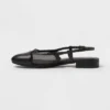 Women's Evelyn Mesh Slingback Ballet Flats - A New Day™ Black -A New Day™ GUEST 07a86ca9 99db 4050 974a d6a430b64bd8