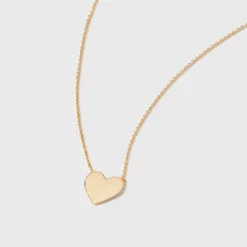 Heart Pendant Necklace - A New Day™ Gold: Nickel-Free Metal, Lobster Claw Clasp, 16" Length -A New Day™ GUEST 07c34175 66cb 44dc 9b68 0b5b04534237
