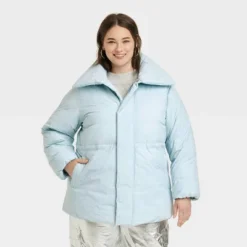 Women's Mid Length Relaxed Puffer Jacket - A New Day™ -A New Day™ GUEST 092e816f eed0 4f95 9ea5 12d19e92960d