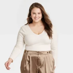 Women's Long Sleeve Slim Fit Reversible Seamless T-Shirt - A New Day™ -A New Day™ GUEST 0b9f0421 6c81 4bf9 ad89 3856dbad5975