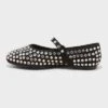 Women's Issa Rhinestone Mary Jane Ballet Flats - A New Day™ Black -A New Day™ GUEST 10aaf595 99ef 4519 a117 d4429807a45f