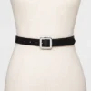 Women's Chunky Center Bar Belt - A New Day™ Black -A New Day™ GUEST 11afe8e8 6075 489d 89dd a7e18a341602