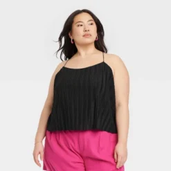 Women's Plisse Cami - A New Day™ -A New Day™ GUEST 1412b13f 73fd 4ef4 be49 9c1ff2426c5e