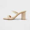 Women's Audra Mule Heels - A New Day™ Cream -A New Day™ GUEST 14a6e30e 5537 40fb b713 52b29f23e919