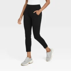 Women's High Waisted Ponte Ankle Leggings With Pockets - A New Day™ -A New Day™ GUEST 16612929 60a7 49ee af62 833a87ad9f3e
