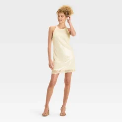 Women's Sequin Mini Shift Dress - A New Day™ Cream 7 Women's Sequin Mini Shift Dress - A New Day™ Cream -A New Day™ GUEST 171fd0a1 6691 4eb5 a825 f46148dcef4e