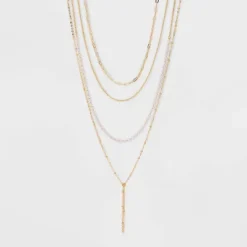 Pearl And Chain Multi-Strand Necklac - A New Day™ Gold: Nickel-Free Metal, Lobster Claw Clasp, 24" Length 9 Pearl And Chain Multi-Strand Necklac - A New Day™ Gold: Nickel-Free Metal, Lobster Claw Clasp, 24" Length -A New Day™ GUEST 174c1eec 3d00 40d0 8b68 fae33c216d46