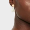 Pearl Drop Earrings - A New Day™ Gold: Glass & Nickel-Free Metal, Post Closure, 1.5" Length, 0.5" Width, 0.42 Oz. 2 Pearl Drop Earrings - A New Day™ Gold: Glass & Nickel-Free Metal, Post Closure, 1.5" Length, 0.5" Width, 0.42 Oz. -A New Day™ GUEST 19cd6ddf 0737 4553 83ac 3ba98ccbfd8e