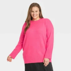 Women's Crewneck Tunic Pullover Sweater - A New Day™ -A New Day™ GUEST 19e19f76 5b8a 4f7b be8b cb46f9ef7045