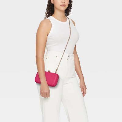 Woven Minaudiere Clutch Crossbody Bag - A New Day™ 3 Woven Minaudiere Clutch Crossbody Bag - A New Day™