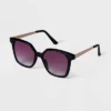 Women's Plastic And Metal Square Sunglasses - A New Day™ -A New Day™ GUEST 1ead2da1 7c5e 4d54 a568 b624c56eb756