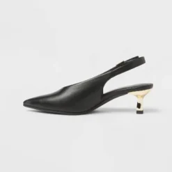 Women’s Samantha Heels With Memory Foam Insole – A New Day™ Black