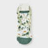 Women's Daisy 3pk Liner Socks - A New Day™ Green/Heather Gray/White 4-10: Cotton Blend, Seamless Toe, Hidden Gel Heel Grip -A New Day™ GUEST 2680762c 18fb 4fdf 9631 7a8b74b93d57