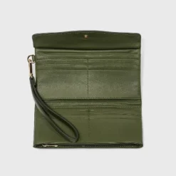 Flap Pouch With Folded Double Interior Wristlet - A New Day™