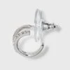 Sterling Silver Cubic Zirconia Double Post Hoop Earring Set 2pc - A New Day™ Silver -A New Day™ GUEST 2b7ce27e e899 45ca 9d5f ff5b09f3de4a