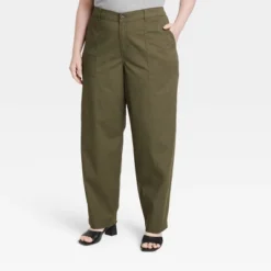 Women's High-Rise Slim Regular Fit Full Pants - A New Day™ -A New Day™ GUEST 2ce005ef 48d1 4e80 bc9d 417904eab6f3