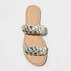 Women's Lucy Slide Sandals - A New Day™ -A New Day™ GUEST 30353e15 7253 4f6f b230 d20998a08221