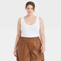 Women's Double-Scoop Bodysuit - A New Day™ -A New Day™ GUEST 318626e9 62b2 4fcc 9099 0f03f8612222