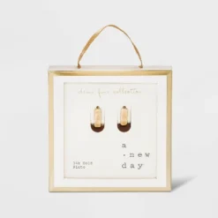 14K Gold Plated Oval Hoop Drop Earrings - A New Day™ -A New Day™ GUEST 339978b2 cf2c 47fb 9c8c 85f3c0c93875