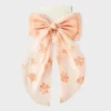 Chiffon Floral Double Bow Hair Barrette - A New Day™ -A New Day™ GUEST 35de930a 7aba 4321 ba17 d93c71d270c6
