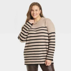 Women's Crewneck Tunic Pullover Sweater - A New Day™ -A New Day™ GUEST 3bf6b254 6b38 40c2 a363 986cfff78a24