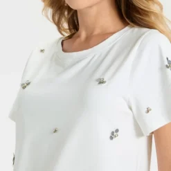 Women's Embellished Mini Dress - A New Day™ White -A New Day™ GUEST 3c67484a 8a39 44b7 80ca c3391f1e7d86