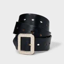 Women's Square Buckle Belt - A New Day™ Black -A New Day™ GUEST 3f43de93 5ee0 4c0d b094 447ab48c5c4d
