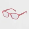 Women's Plastic Square Blue Light Filtering Glasses - A New Day™ Burgundy -A New Day™ GUEST 3f7fd0a2 ecba 4492 866a 02f9bf9b47ad
