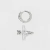 Sterling Silver Cubic Zirconia Stud And Huggie Hoop Trio Earring Set - A New Day™ 2 Sterling Silver Cubic Zirconia Stud And Huggie Hoop Trio Earring Set - A New Day™ -A New Day™ GUEST 4293f14c b58c 4f68 8ef5 f3ce862aa3ad