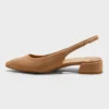 Women's Elle Slingback Pointed Toe Heels - A New Day™ -A New Day™ GUEST 448c00af fa5b 4bc7 bdf4 534f002b5f7a