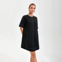 Women's Short Sleeve Swing Mini A-Line Dress - A New Day™ Black 11 Women's Short Sleeve Swing Mini A-Line Dress - A New Day™ Black -A New Day™ GUEST 476d00ce fc92 4107 82c7 a8c455a33e44