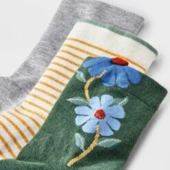 Women's 3pk Mid Crew Socks - A New Day™ -A New Day™ GUEST 493d1122 d476 41ea 81a4 5e95df6c89d3