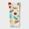 Women's Mediterranean Diet 3pk Crew Socks - A New Day™ Ivory/Red/Oatmeal Heather 4-10: Cotton Blend, Floral & Solid Patterns -A New Day™ GUEST 49529111 b73b 44cb 9912 b59df78b0ac9