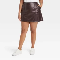 Women's Mini Faux Leather Skirt - A New Day™ 10 Women's Mini Faux Leather Skirt - A New Day™ -A New Day™ GUEST 4a934915 81aa 43dd 9e92 125389f13466