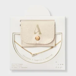 14K Gold Dipped Cubic Zirconia Initial Necklace - A New Day™ -A New Day™ GUEST 4b0d7bdc 128a 4cdf a9a5 7a82d6f58463