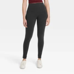 Women's High Waisted Cotton Seamless Fleece Lined Leggings - A New Day™ -A New Day™ GUEST 5367cb7e 5d96 43a8 b5b6 e8a677c1cf23