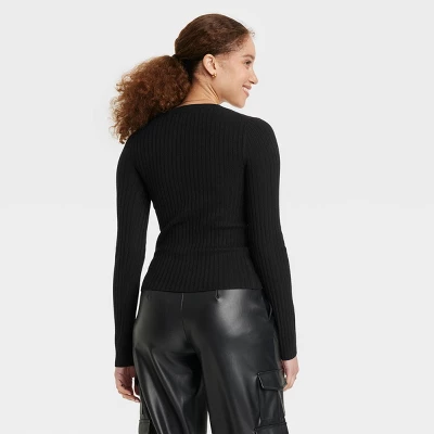 Women's Fine Gauge Scoop Neck Sweater - A New Day™ 3 Women's Fine Gauge Scoop Neck Sweater - A New Day™