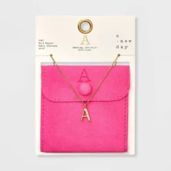 Gold Dipped Cubic Zirconia Initial Pendant Necklace - A New Day™ Gold -A New Day™ GUEST 581b6c1a 8197 4faf 8979 2678e5745d24