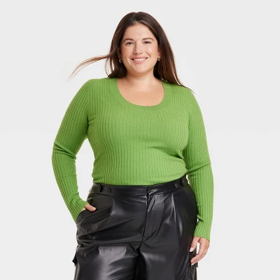 Women's Fine Gauge Scoop Neck Sweater - A New Day™ 8 Women's Fine Gauge Scoop Neck Sweater - A New Day™ - Image 6