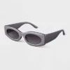 Women's Angular Oval Sunglasses - A New Day™ Silver 2 Women's Angular Oval Sunglasses - A New Day™ Silver -A New Day™ GUEST 5b257b94 8cd8 4b0c 8916 3f65fb847984
