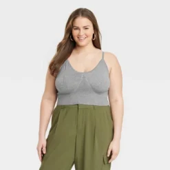 Women's V-Neck Bralette Sweater - A New Day™ -A New Day™ GUEST 5d953f55 8775 40d2 a406 5a2fb1466295