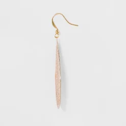 Fashion Drop Earrings Filigree - A New Day™ Gold: Brass Nickel-Free Jewelry