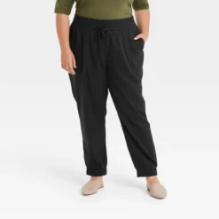 Women's High-Rise Woven Ankle Jogger Pants - A New Day™ -A New Day™ GUEST 63ea0bbb 8fb6 403b 87bd 926f950c2363