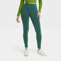 Women's High Waisted Cotton Seamless Fleece Lined Leggings - A New Day™ -A New Day™ GUEST 6737a6b2 100b 4b89 b150 21f36d465d1d