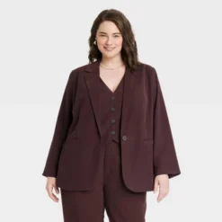 Women's Oversized Fall Blazer - A New Day™ -A New Day™ GUEST 7224a582 4a1e 4f0f 8761 2df27d9aebf4