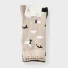 Women's Swans & Bows Scallop Cuff 3pk Crew Socks - A New Day™ Taupe/Black/Ivory 4-10 -A New Day™ GUEST 7491609d 8751 4d25 84d0 9918debf4395