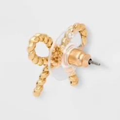 Simple Bow Earrings - A New Day™ Gold -A New Day™ GUEST 7630429b cc43 48c8 a38e 6854633f75f3