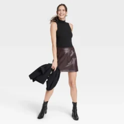 Women's Mock Turtleneck Tank Bodysuit - A New Day™ -A New Day™ GUEST 77847f94 3049 40cb 8a15 4f05c9b2359c